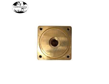 HHC-808 Brass square nut flange perforated nut fastener