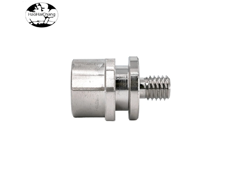 HHC-855 Nickel-plated Copper Pole Positioning Connector Half-through Stud