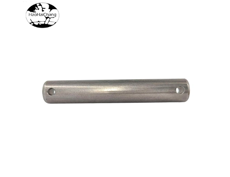 HHC-674 Carbon Steel Cylindrical Pin With Hole, Headless Double Hole Pin, End Rod