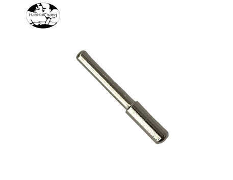 HHC-780 Nickel Plated Steel Solid Cylindrical Step Shaft Pin Flat Round Head Positioning Pin