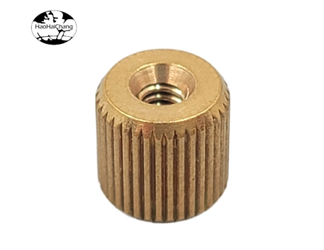 HHC-452 Lead Brass Internal Thread Studs Knurled Thumb Nuts