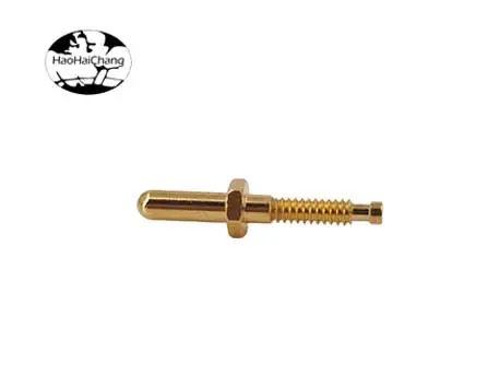HHC-766 Cylindrical Threaded Copper Pin Pin Screw Positioning Pin