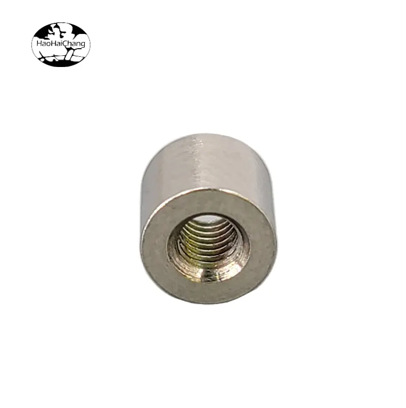 HHC-608 Stainless Steel Round Nut Connecting Nut Cylindrical Screw Joint