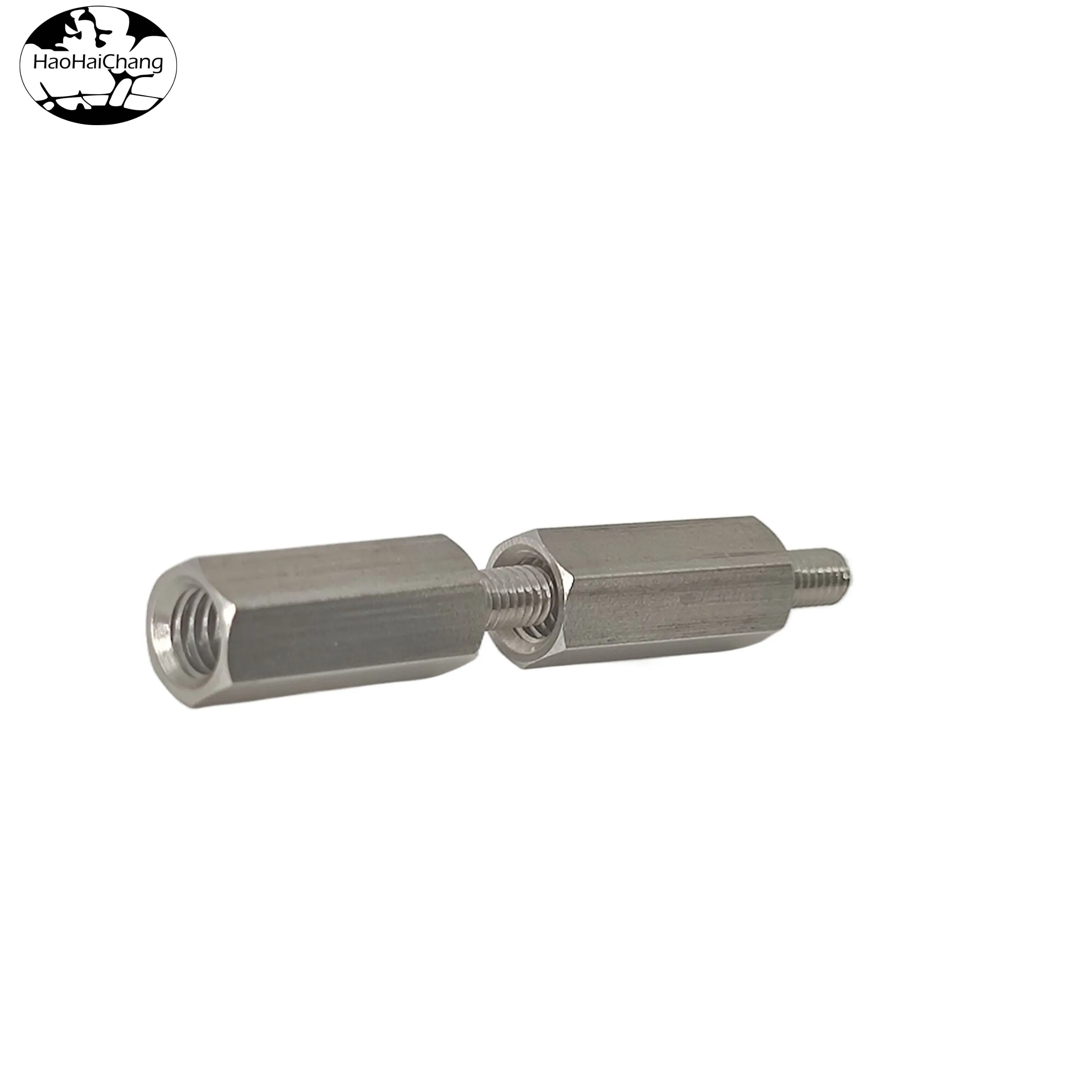 HHC-620 Stainless Steel Single-Pass Hexagonal Male And Female Stud Isolation Column Internal And External Tooth Connecting Column