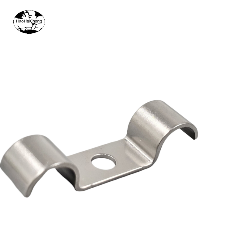 HHC-1230 Double Pipe Support Clamp with Mounting Hole