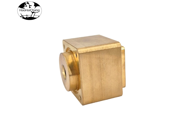 hhc-809-precision-cnc-machined-bronze-square-nut-flange-multi-hole-nut-fastener-09