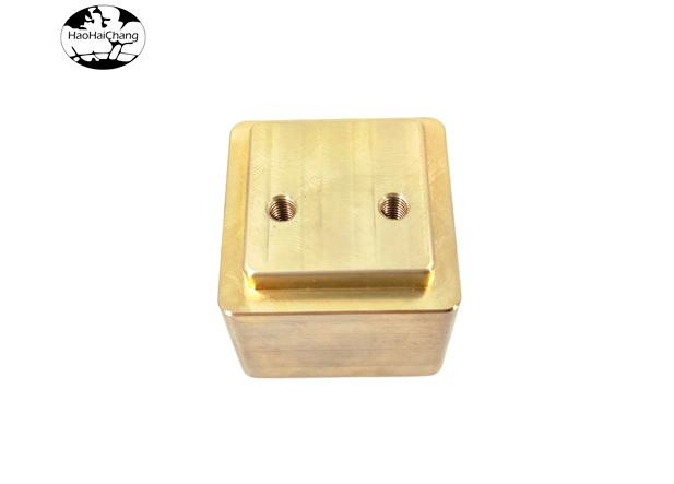 hhc-809-precision-cnc-machined-bronze-square-nut-flange-multi-hole-nut-fastener-10