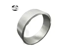 HHC-OCM-08 Brushed Stainless Steel Precision Ring Band