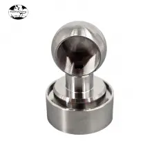 HHC-1170 Custom Stainless Steel CNC Machined Spherical Ball Gauge Connector