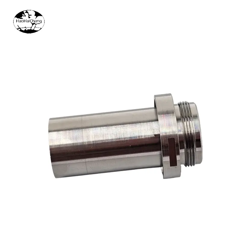 hhc-1182-custom-precision-cnc-machined-stainless-steel-threaded-pipe-fitting-connector-for-industrial-fluid-systems-06