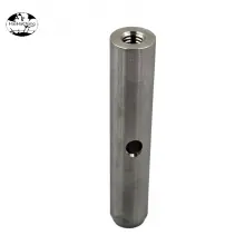 HHC-1189 Custom Stainless Steel CNC Machined Threaded Coupling Pin with Side Bore