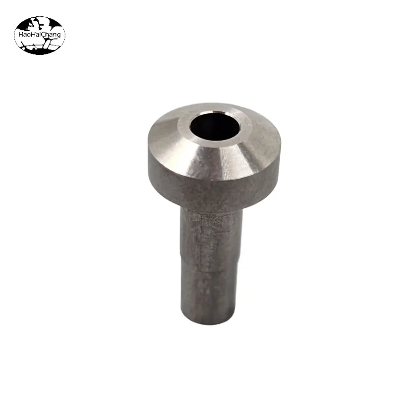 HHC-1191 Stainless Steel Precision CNC Turned Flanged Bushing Countersink Bushing