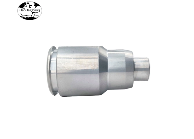 HHC-466 Non-standard customization CNC lathe processing Horizontal hole positioning nut Side hole step stud