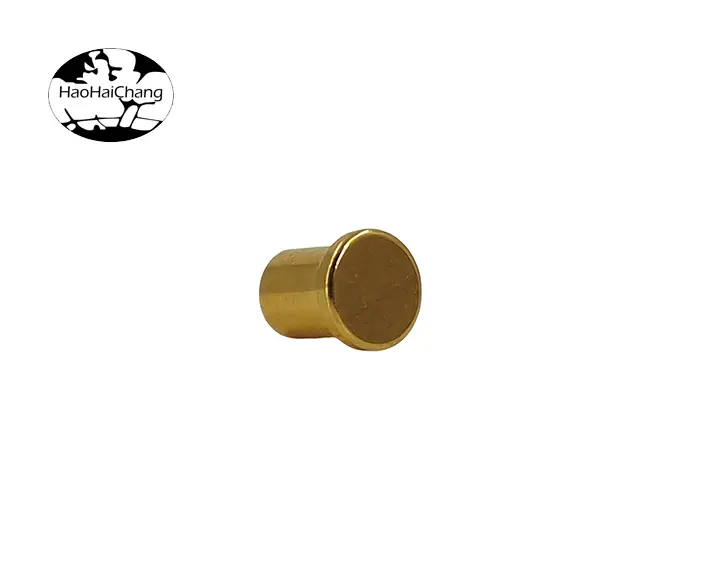 Round Head Semi-Hollow Rivet – Precision Brass Stamped Rivet for Durable Electrical and Automotive Fastening-09