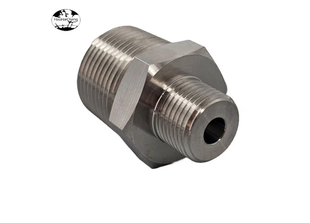 hhc-1129-non-standard-cnc-precision-machining-reducer-adapter-stainless-steel-hollow-stud-high-precision-custom-connector-for-industrial-and-fluid-applications-03