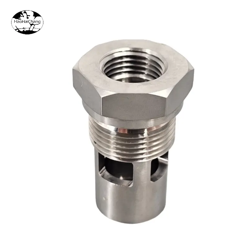 HHC-1145 Hollow Hex Head Internal and External Threaded Connector