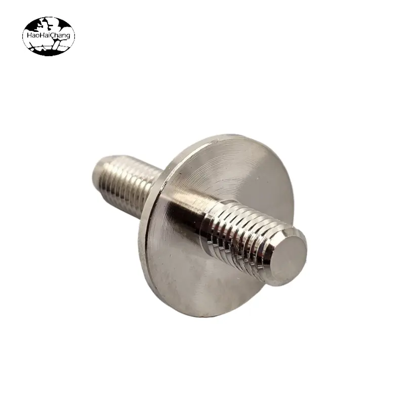 HHC-855 Nickel-plated Copper Pole Positioning Connector Half-through Stud
