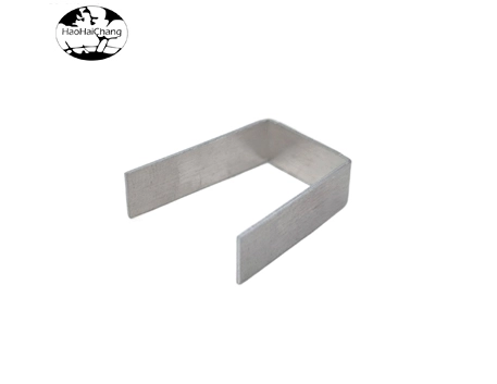 HHC-413  Custom Stainless Steel U-Shaped Fixed Buckle Bracket Precision Sheet Metal Stamping