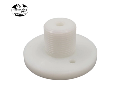 HHC-PCT02 POM CNC Turning White Flange