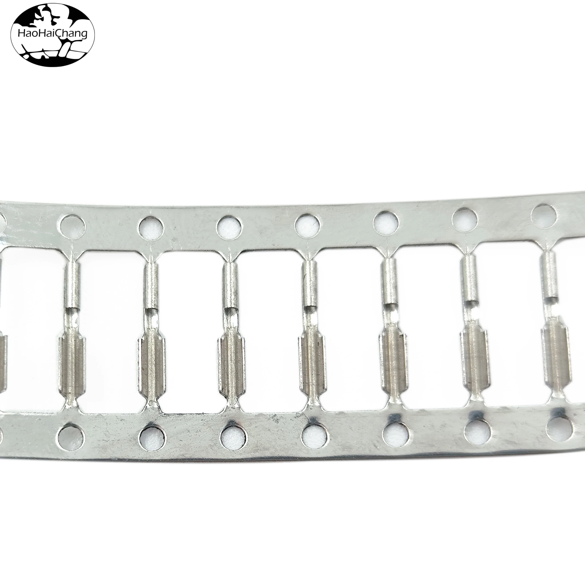HHC-198 Continuous Reel Stamped Brass Crimp Terminal Connectors with Precision Barrel