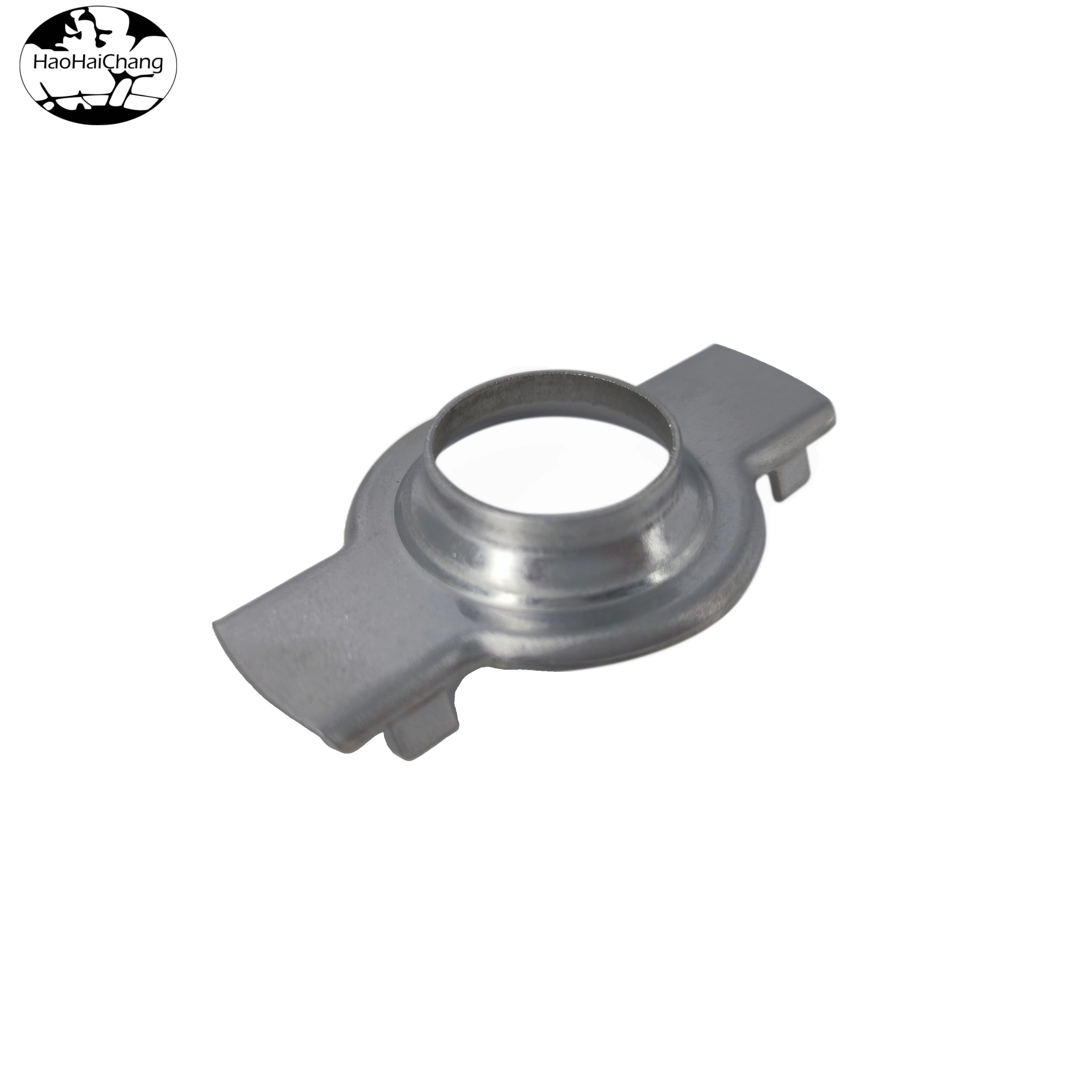 HHC-371 Four-Leg Stainless Steel Embedding Bracket with Central Circular Hole