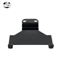 HHC-1244 Black Powder Coated Metal Mounting Bracket with Hooks