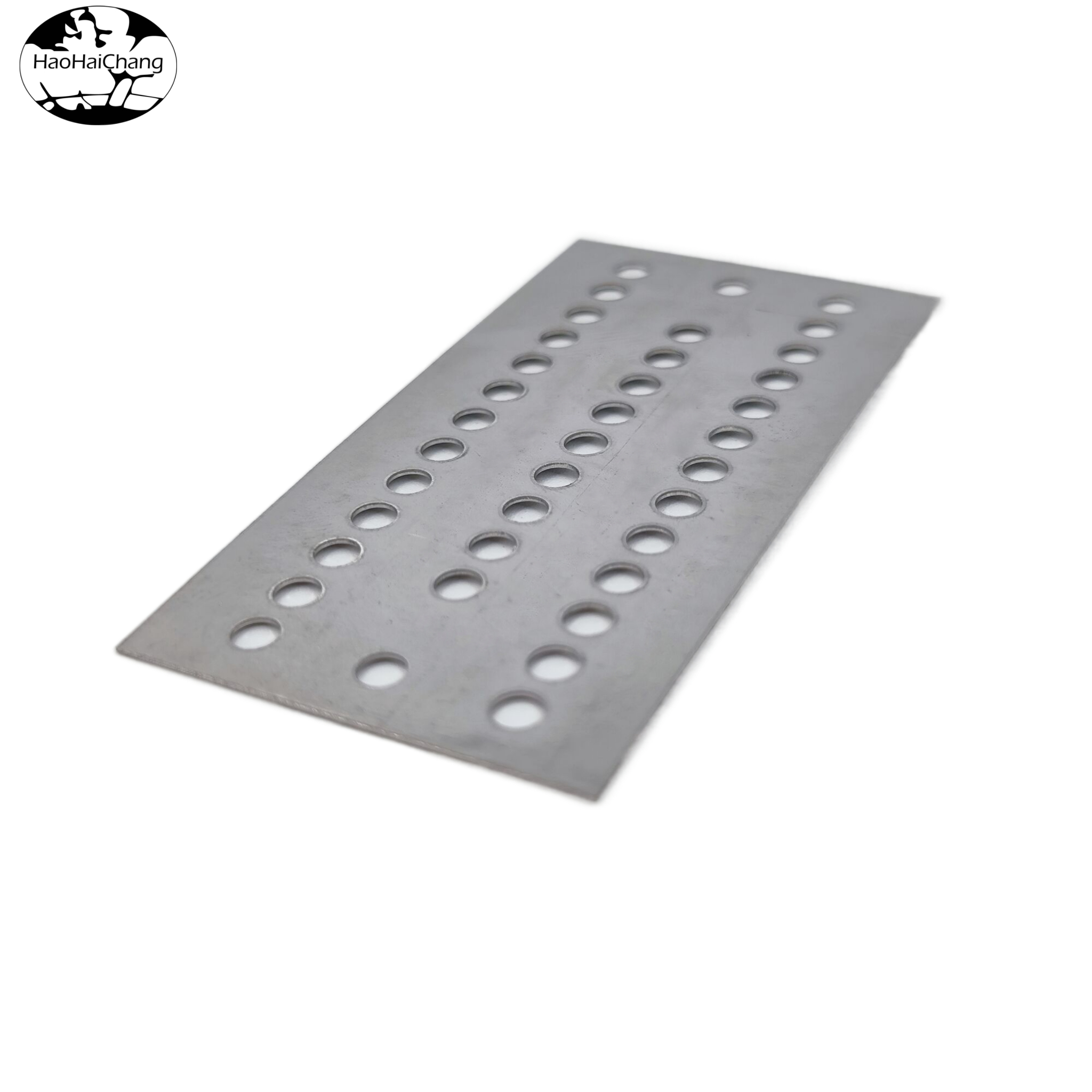HHC-0391 Non-standard custom stamping parts Stainless steel perforated bracket Fasteners
