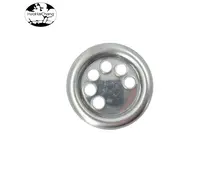 HHC-0560 Customized precision stamping communication accessories Connectors Stainless steel six-hole round flange