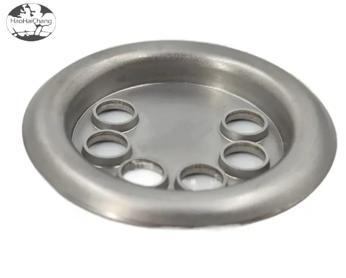 HHC-0624 Metal Stainless Steel Six-hole Round High-Temperature Resistant Flange