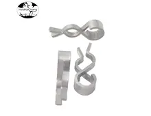 HHC-0389 custom stamping fasteners stainless steel bracket pipe clamp pipe clamp fixing clamp