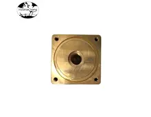 HHC-0808 CNC machining and milling customized parts Square copper flange Multi-hole special-shaped nuts