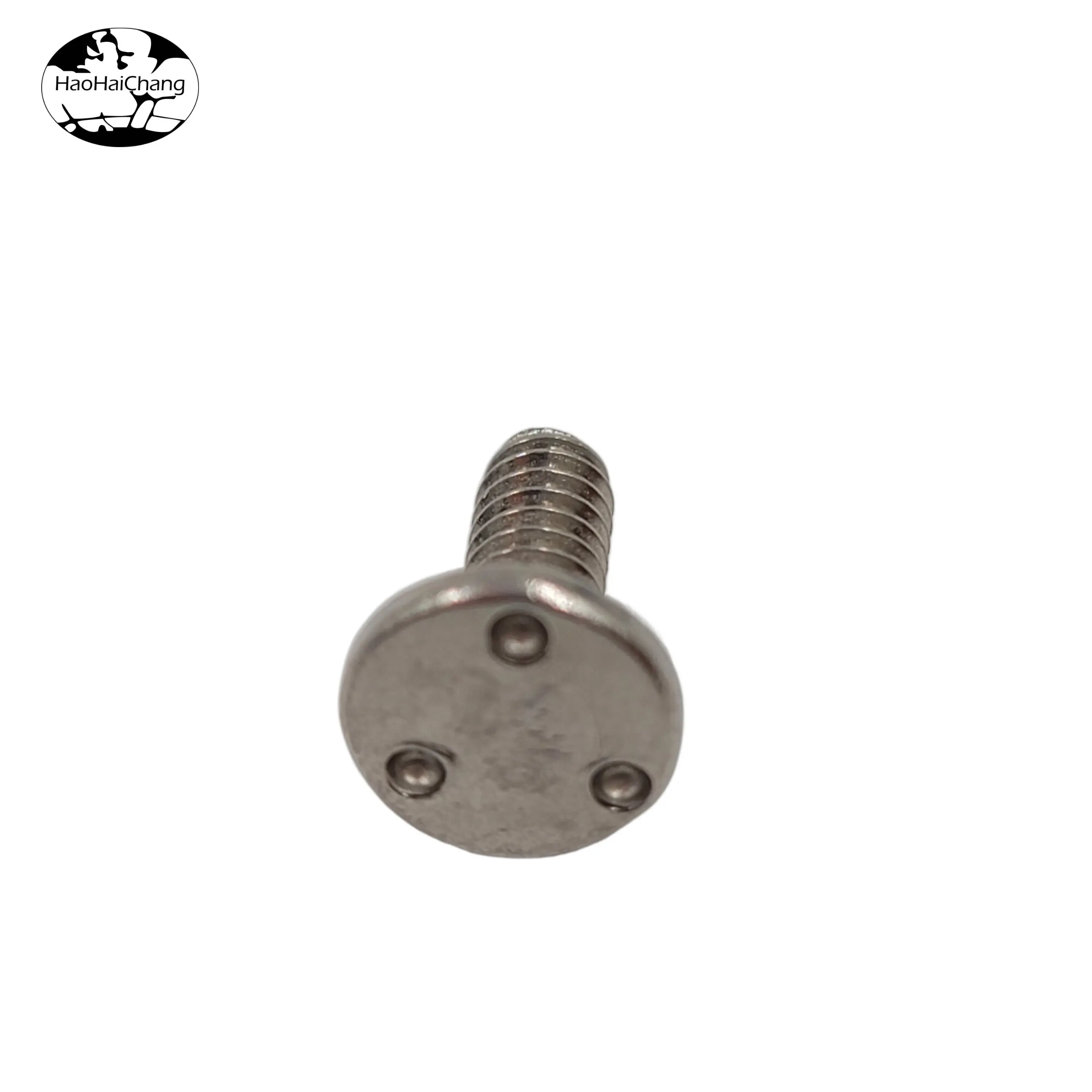 HHC-SC-02  304 flat head convex welding nail three-point spot welding screw Fasten Locking Screws