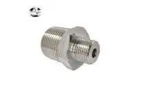 Non-standard CNC precision machining Reducer adapter Stainless steel hollow stud