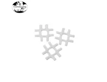 HHC-0517 Non-standard custom stamping parts PTFE insulation high temperature resistant white Teflon special-shaped gasket