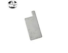 HHC-0528 Precision stamping parts Easy to weld High conductivity Matte tin plated copper flat gasket
