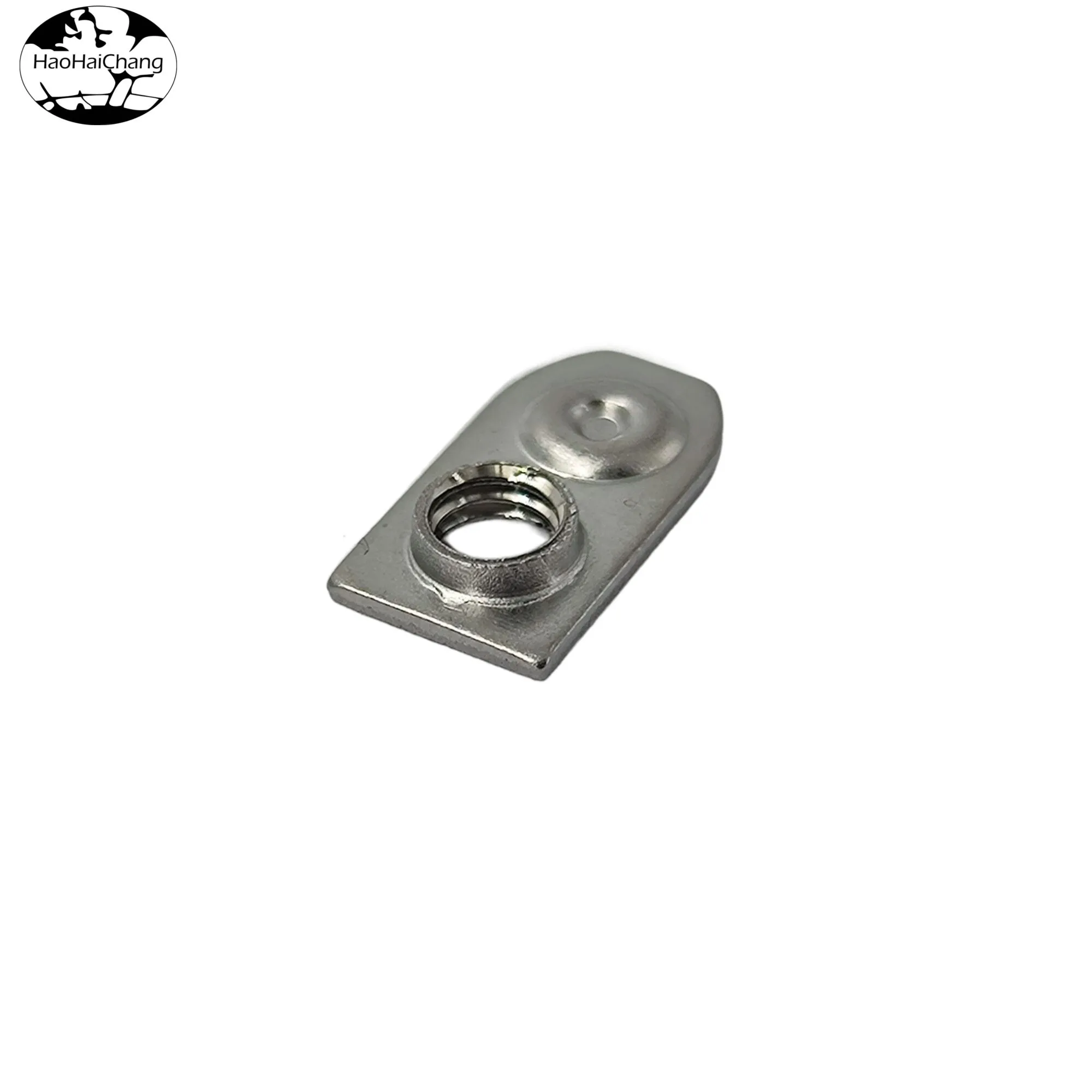 HHC-326 Metal Mounting Plate with Threaded Hole and Dimple