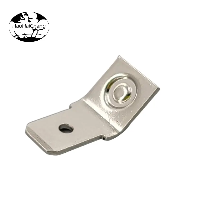 HHC-021 Angled Contact Terminal with Reinforced Mounting Hole