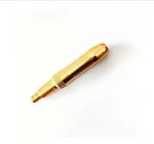 Gold-Plated Aluminum Beauty Pen Case, Cosmetic Tool Holder