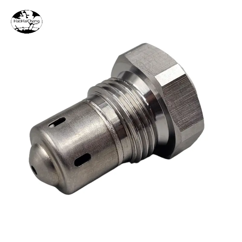 HHC-1290 Stainless Steel Threaded Vented Spray Nozzle Fitting