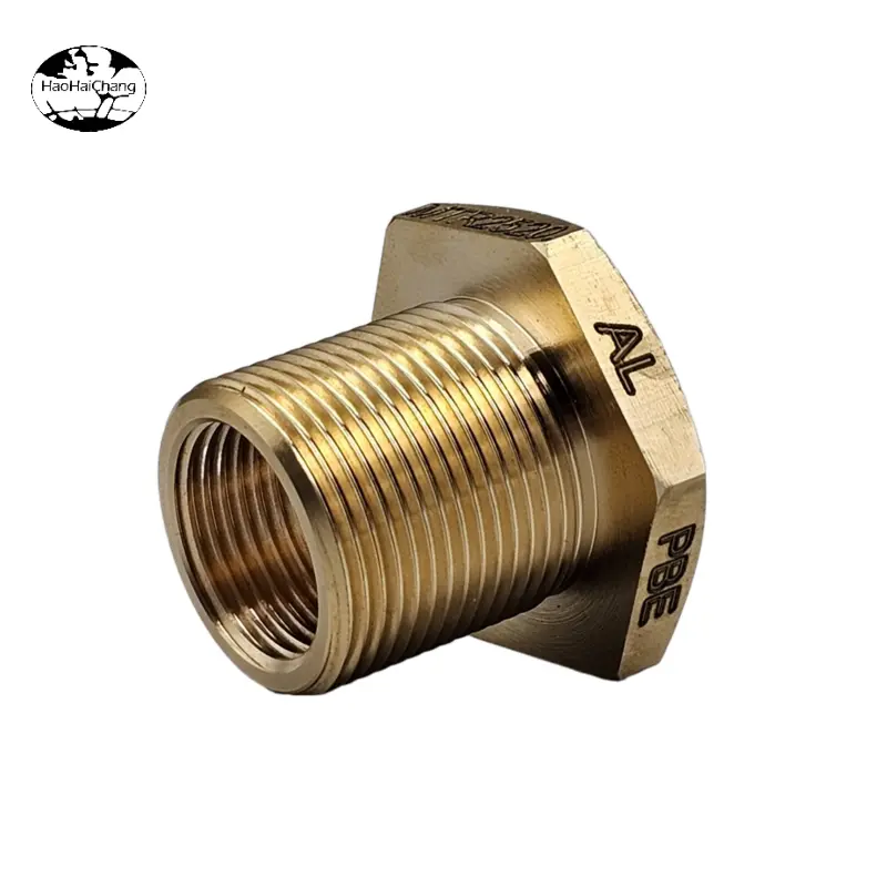 HHC-1297 Brass Hexagonal Pipe Fittings with Internal Threads